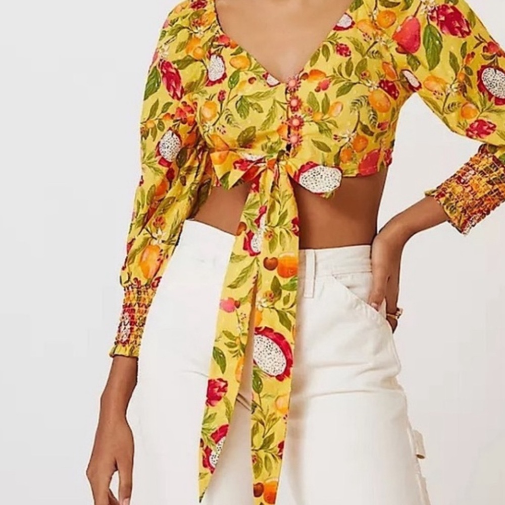 Farm Rio long sleeves crop L